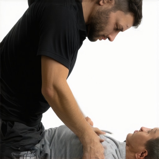 Customized spinal mobility session A chiropractor guiding a patient through personalized mobility exercises