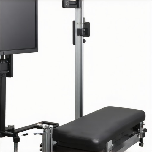 Cutting-edge Motion Analysis for Back Health A person using a digital motion analysis device to improve spinal mobility