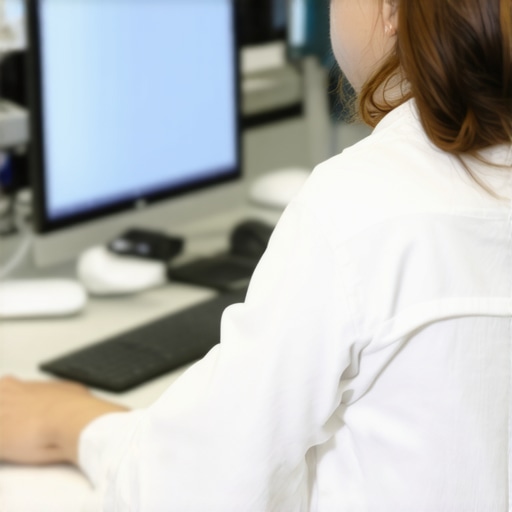 Person using wearable posture trainer device to improve spinal posture