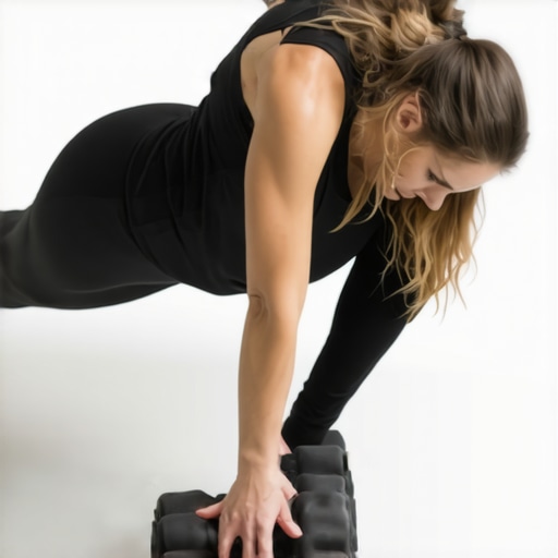 Individual demonstrating foam rolling exercise to alleviate back tension.