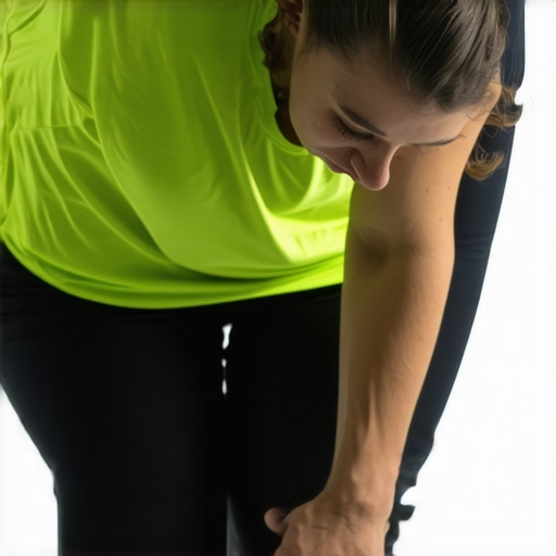 Person practicing deep core muscle engagement for back health