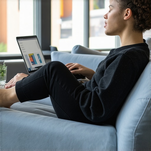 How to Prevent Nerve Pinches While Working From Your Couch