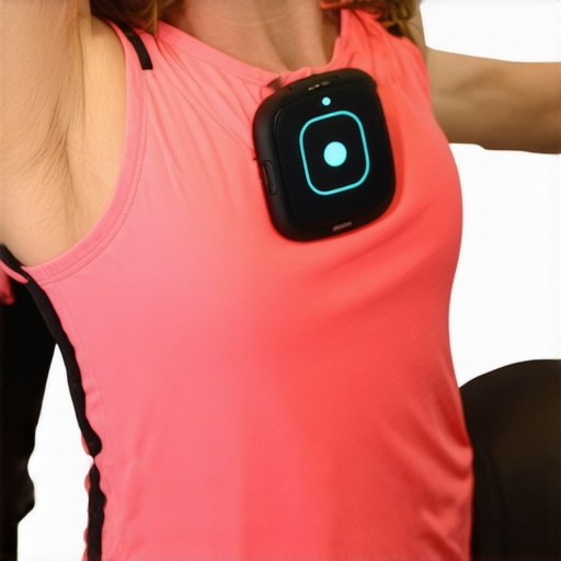 Individual wearing a posture tracking device while performing scapular resets