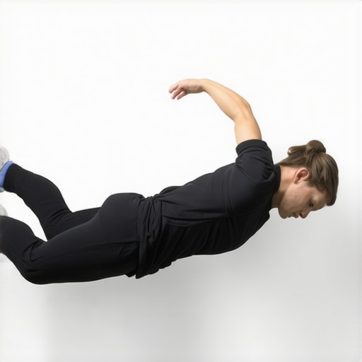 A person executing a Wall Slide with correct posture to improve back and shoulder alignment.