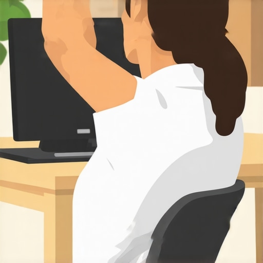 The Simple Scapular Slide to Fix Rounded Shoulders While Sitting