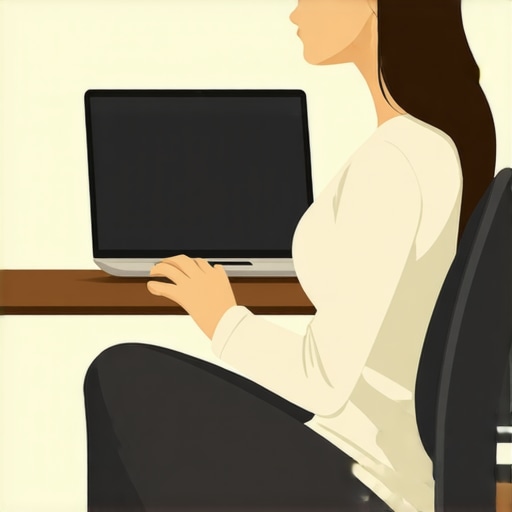 How to Fix the 'Hanging Head' Posture at Your Laptop