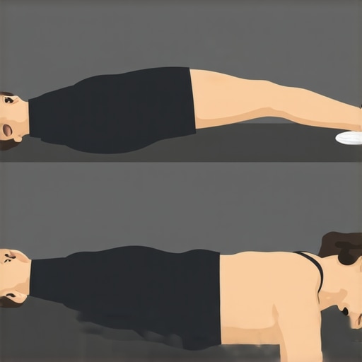 A diagram illustrating correct deadbug exercise form, showing lying on back with arms and legs in ideal positions.