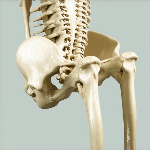 Diagram comparing a neutral spine to a rigid military posture and its impact on the coccyx.