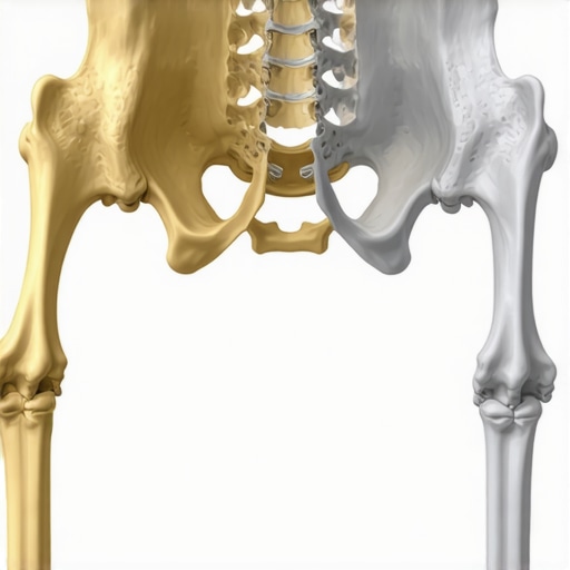 Diagram showing how pelvic tilt affects hamstring tension and lower back arch.