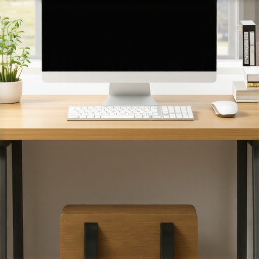 Ergonomic Tools for Better Back Health Ergonomic split keyboard and footrest for spinal alignment and posture maintenance