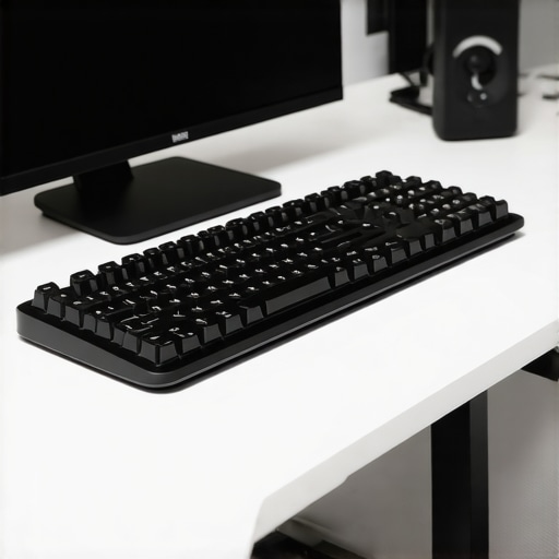 Vertical mouse and split keyboard setup to prevent carpal tunnel and nerve compression.