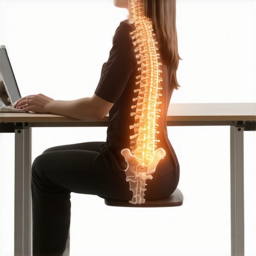Diagram showing the difference between forced upright posture and healthy spinal neutrality.