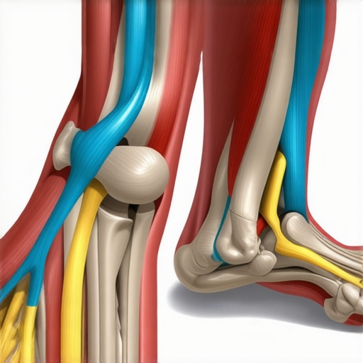 Diagram showing how foot and toe stiffness affects lower back health.