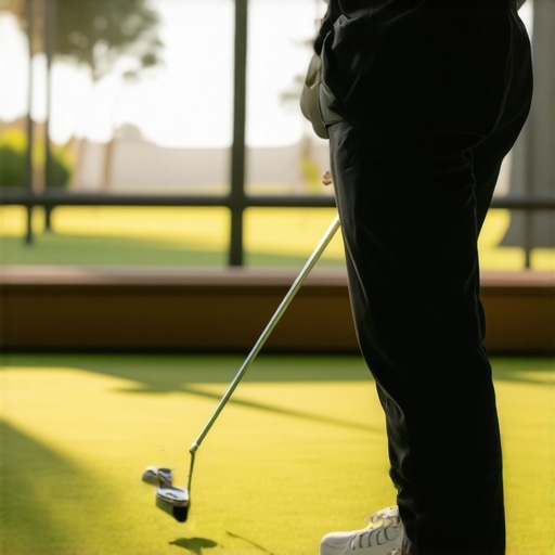 The Lead Foot Flare That Saves Your Back During Indoor Golf Lessons