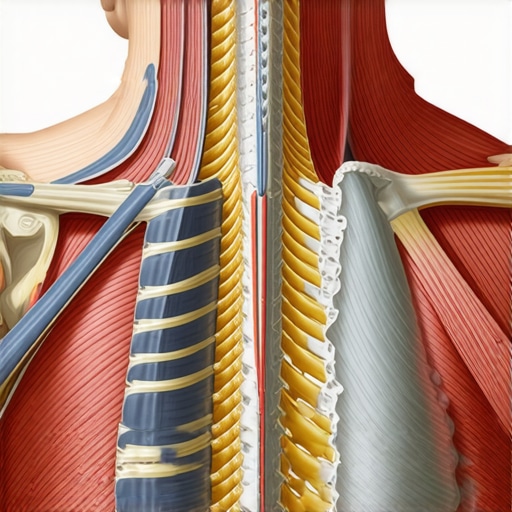 Diagram showing the relationship between spinal stabilizers and mid-back alignment.
